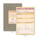 Make a Decision Pad (Pastel Version)