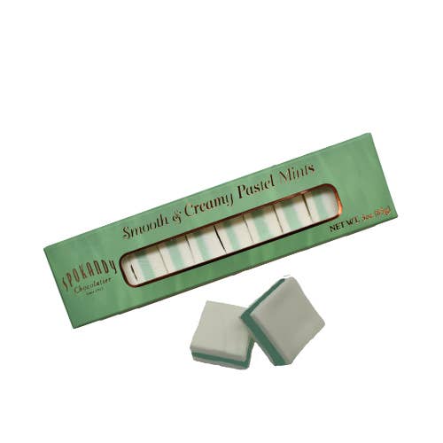 3oz White Green White Mint Tube Box