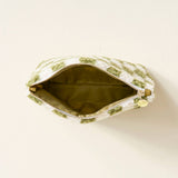 Teddy Pouch-Check Green