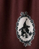 Portrait of a Cool Witch Tea Towel