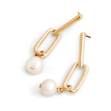 Pearls From Within Earrings - Gold
