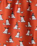 Spooky Ghost Walk Orange Bar Towel