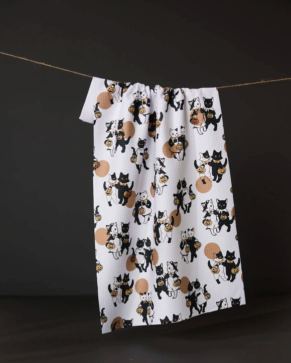 Halloween Date Tea Towel