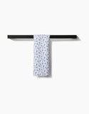 Trailing Flowers in Blue Bar Towel