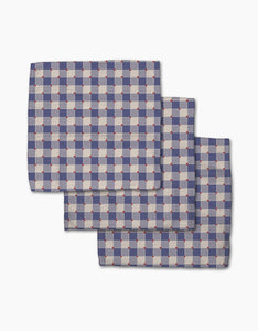 Nautical Gingham Dishcloth Set