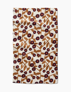 Swirling Vines Tea Towel