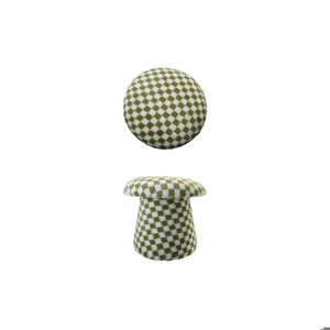 15-3/4"Rd x 15"H Upholstered