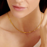 Celeste Waterproof Gold Snake Chain Necklace