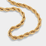 Reine Waterproof Gold Rope Necklace