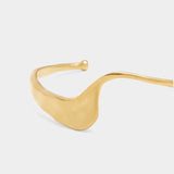 Marina Waterproof Gold Wave Bangle