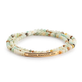 Necklace/Bracelet - Green Mix