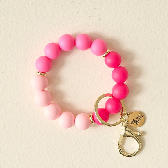 Tickled Pink - Hands-Free Keychain Wristlet