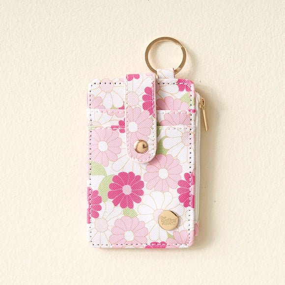 Hot Pink - Daisy Craze Keychain Wallet