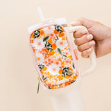 Tumbler Fanny Pack - Sweet Meadow Orange Tan