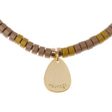 Stone Intention Charm Bracelet - Amazonite/Gold
