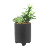 Face Planter W/ Artificial Plants