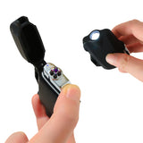 Quad Core Arc Spark Lighter w/Flashlight - USB Rechargeable