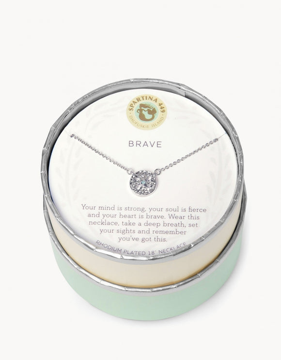 Brave - Silver Necklace