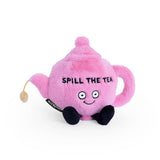 "Spill the Tea" Plush Teapot
