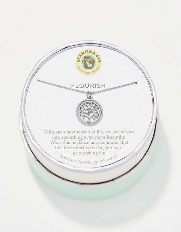 Flourish - Necklace/silver