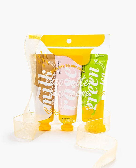 Shea Butter Lotion Trio (Milk & Honey, Rose & Green Tea)