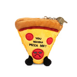 Punchkins Funny Pizza Plush Bag Charm