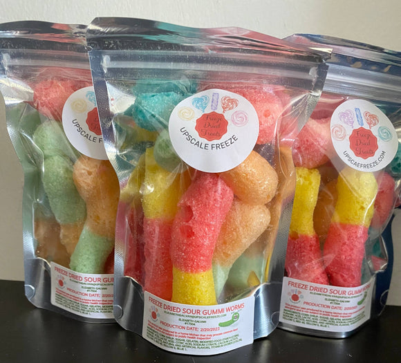 FREEZE DRIED TROLLI SOUR WORMS