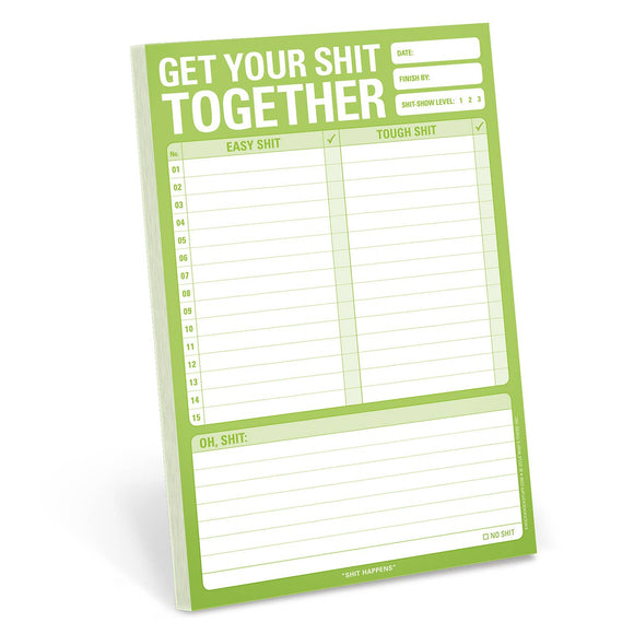 Get Your Shit Together Pad (Green)