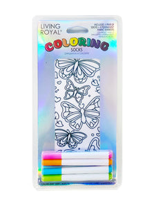 Butterfly - Coloring Socks
