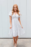 The Joan Dress - Baja Blue