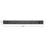 Rubberwood Wall Hook with Hooks