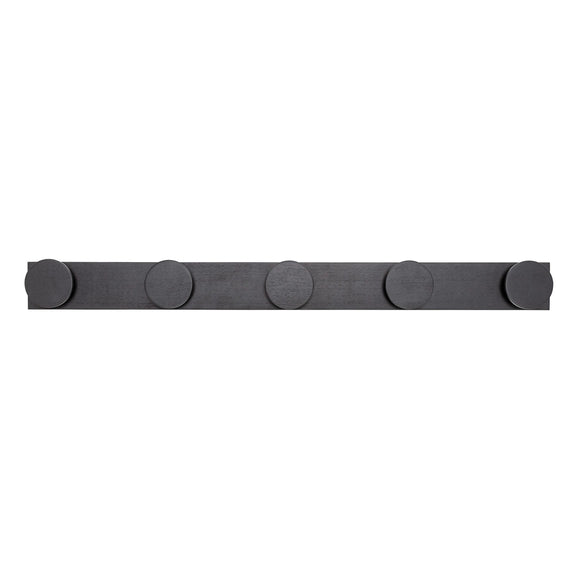 Rubberwood Wall Hook with Hooks