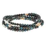 Wrap Bracelet; Blue Sky Jasper - Stone of Empowerment