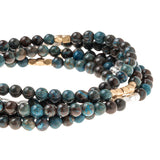 Wrap Bracelet; Blue Sky Jasper - Stone of Empowerment