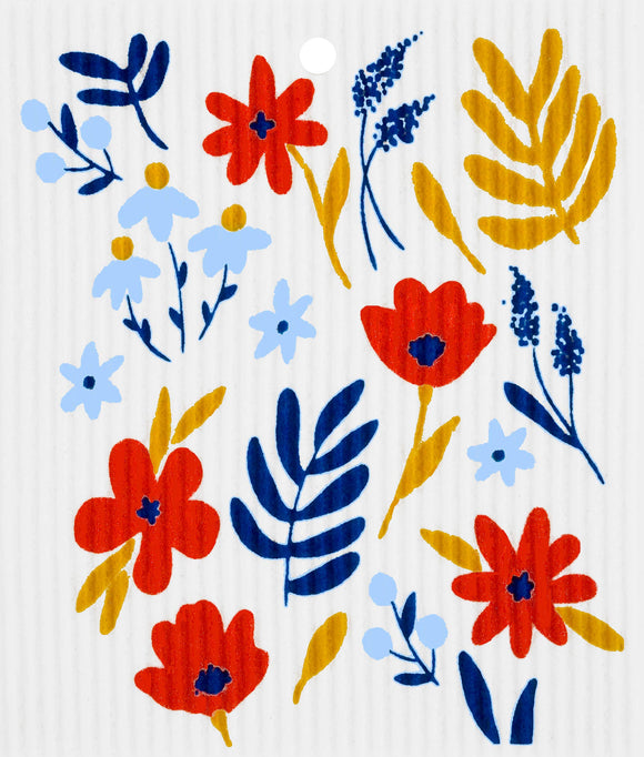 Wildflowers Swedish Wash Towel