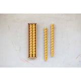 Unscented Taper Candles, Powder Finish