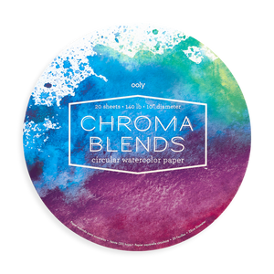 Chroma Blends Circular Watercolor Pad - 10" Diameter
