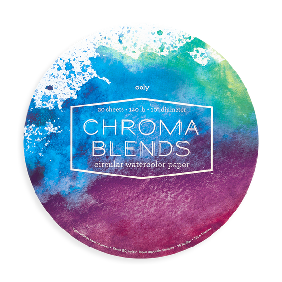 Chroma Blends Circular Watercolor Pad - 10