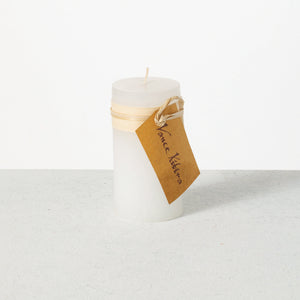 White - Mini Timber Candle