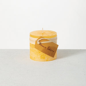 Pale Yellow - Timber Candle
