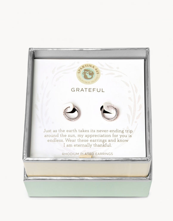 Grateful Earrings - silver