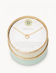 Grateful - Gold Necklace