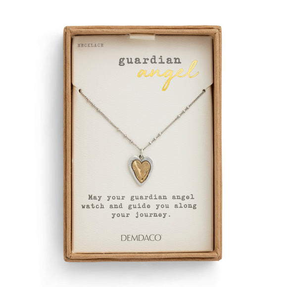 Guardian Angel Necklace - Heart