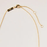 Stone Intention Charm Necklace - Dalmation/Gold