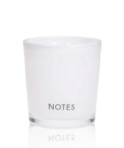 Notes Candle Starter Glass & Silicone Insert