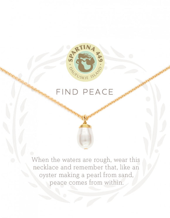 Find Peace - Gold Necklace