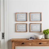 Framed Recipe Card - 4 Asst.
