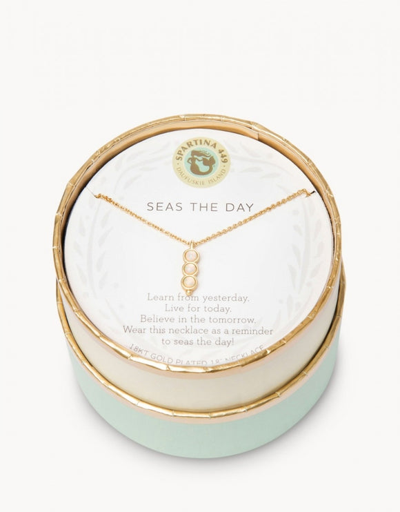 Seas the Day- Gold Necklace