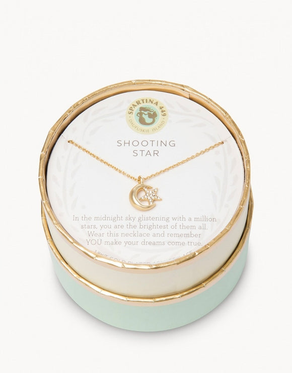 Shooting Star - Gold Necklace