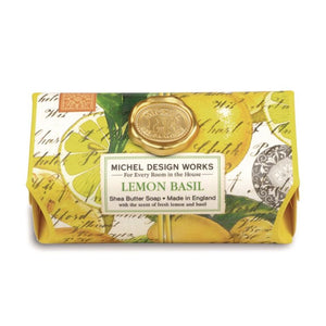 Lemon Basil Large Bath Soap Bar